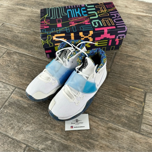 kyrie 6 white sapphire crimson